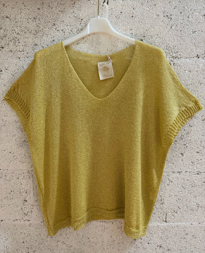 Tee-shirt maille lurex