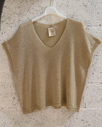 Tee-shirt maille lurex