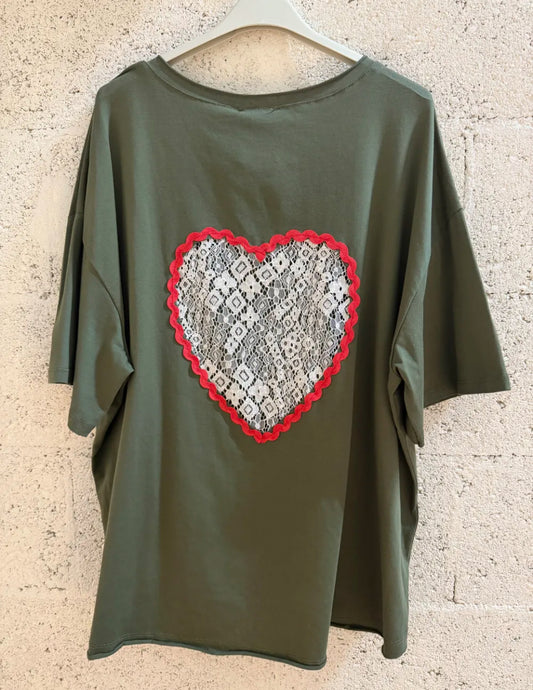 Tee-shirt heart