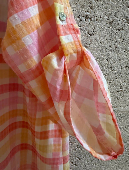 Robe chemise Carreaux